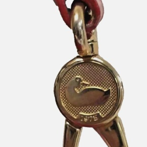 DOONEY & BOURKE Red Patent Leather Shoulder Handbag - Excellent - Picture 4 of 5